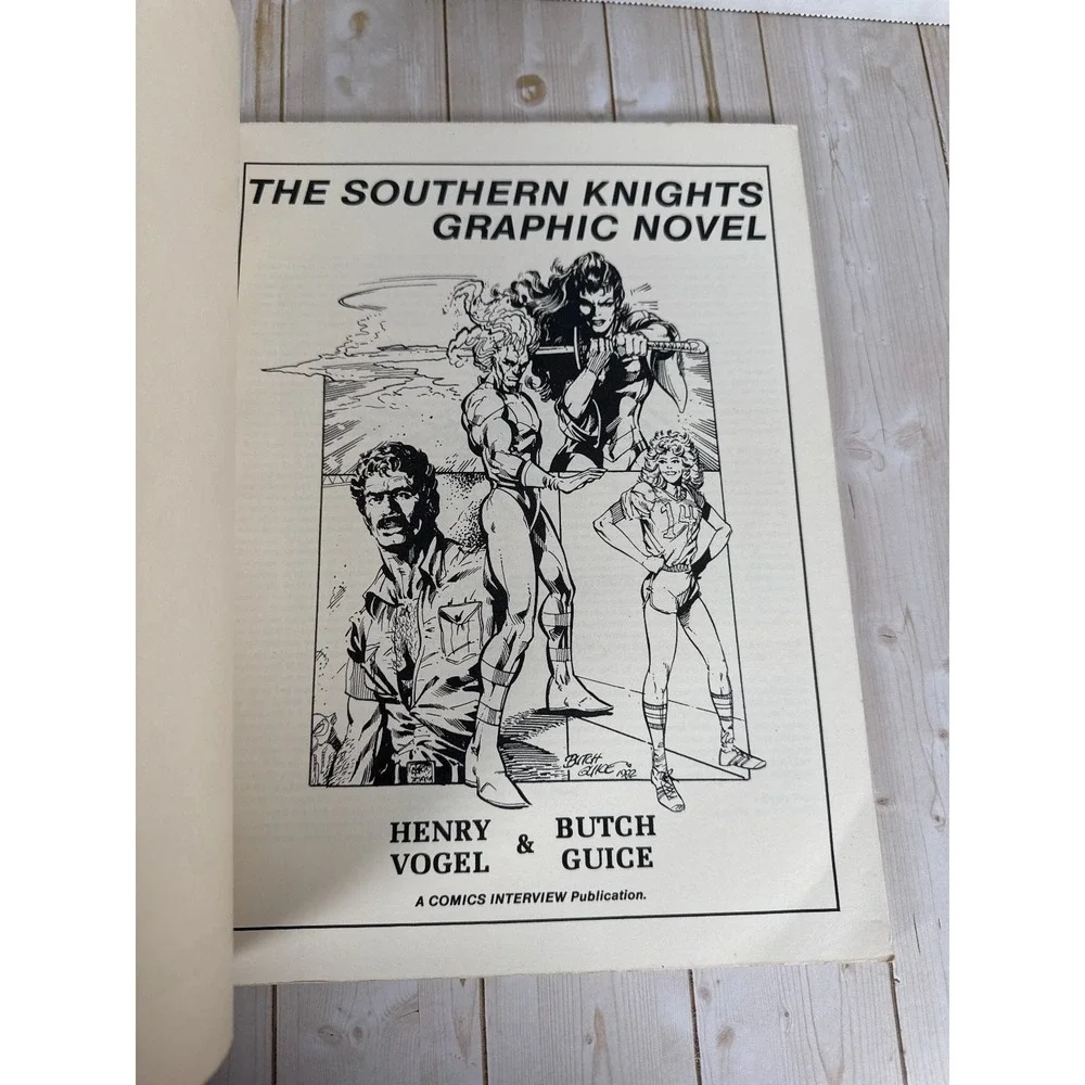Southern Knights Graphic Novel Vogel Guice 1986 1st Ed Comics Interview
